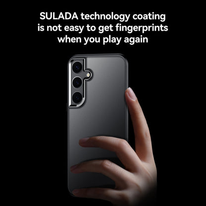 For Samsung Galaxy S24+ 5G SULADA Skin Feel Matte Shockproof Phone Case(Grey) - Galaxy S24+ 5G Cases by SULADA | Online Shopping UK | buy2fix