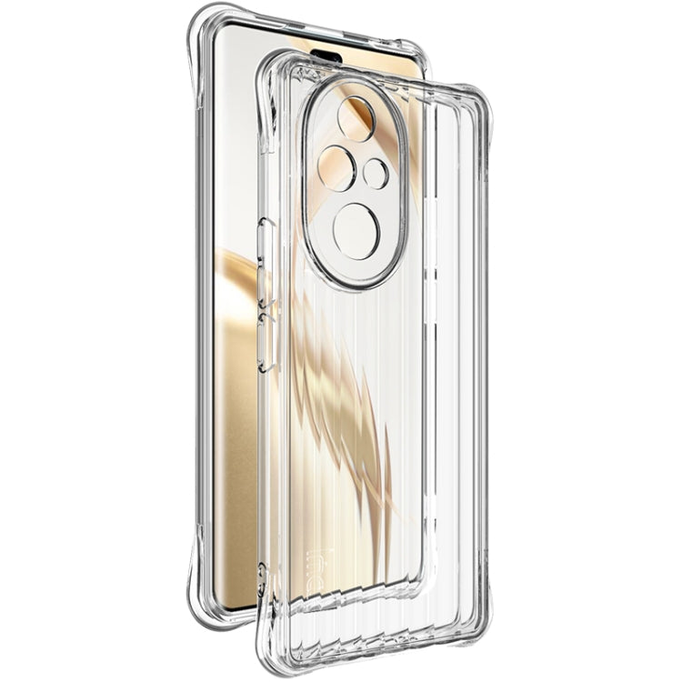 For Honor 200 Pro IMAK Corrugated Texture Airbag TPU Phone Case(Transparent) - Honor Cases by imak | Online Shopping UK | buy2fix