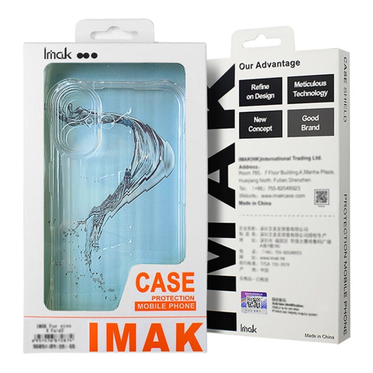 For Honor 200 IMAK Corrugated Texture Airbag TPU Phone Case(Transparent) - Honor Cases by imak | Online Shopping UK | buy2fix