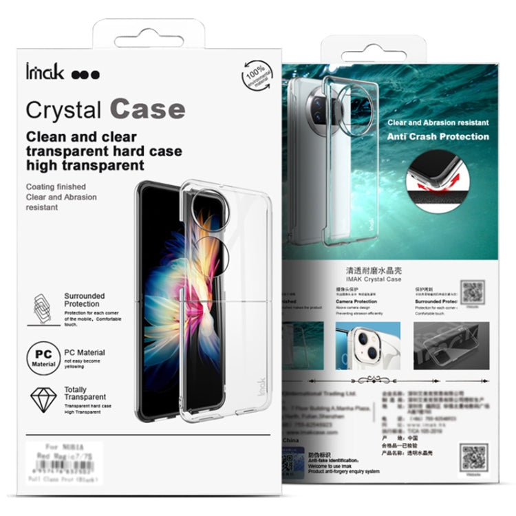 For Samsung Galaxy Z Fold6 imak Wing II Pro Series Wear-resisting Crystal Phone Case(Transparent) - Galaxy Z Fold6 5G Cases by imak | Online Shopping UK | buy2fix