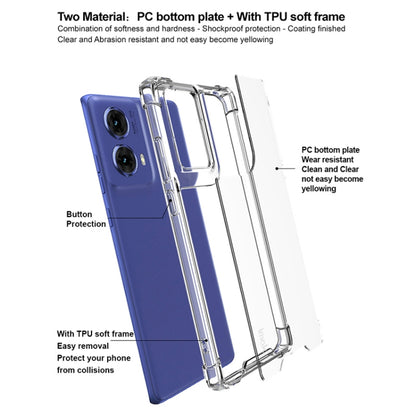 For Motorola Moto S50 Neo 5G IMAK Space Shield PC + TPU Airbag Shockproof Phone Case(Transparent) - Motorola Cases by imak | Online Shopping UK | buy2fix