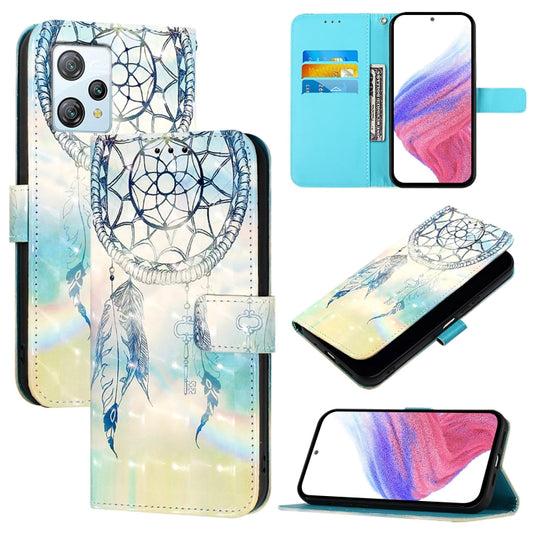 For Blackview A53 3D Painting Horizontal Flip Leather Phone Case(Dream Wind Chimes) - More Brand by buy2fix | Online Shopping UK | buy2fix