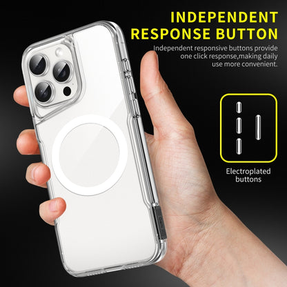 For iPhone 13 Pro Max MagSafe Acrylic + TPU Transparent Full Coverage Phone Case - iPhone 13 Pro Max Cases by buy2fix | Online Shopping UK | buy2fix