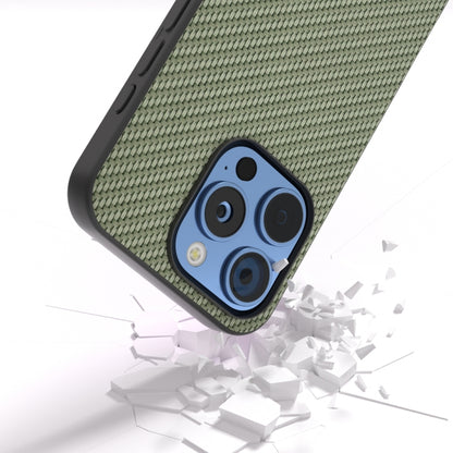 For iPhone 16 Pro Max Carbon Fiber Texture Protective Phone Case(Green) - iPhone 16 Pro Max Cases by buy2fix | Online Shopping UK | buy2fix