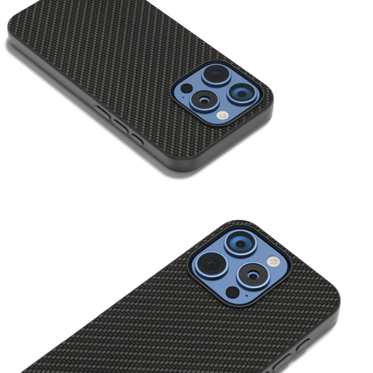 For iPhone 16 Pro Max Carbon Fiber Texture Protective Phone Case(Black) - iPhone 16 Pro Max Cases by buy2fix | Online Shopping UK | buy2fix