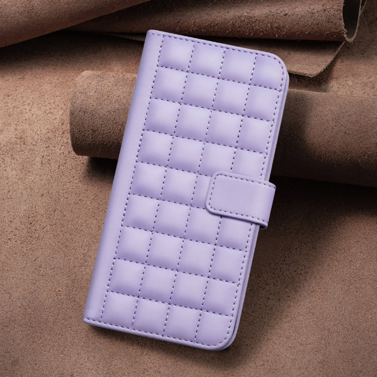 For Redmi K70 / K70 Pro Square Texture Leather Phone Case(Purple) - Xiaomi Cases by buy2fix | Online Shopping UK | buy2fix