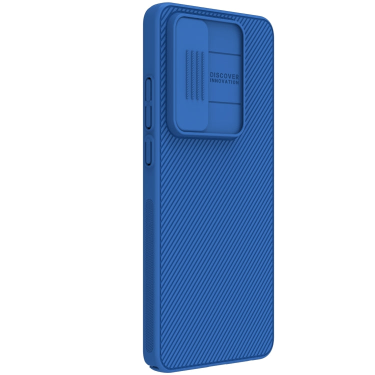 For OnePlus Nord CE4 Lite / OPPO K12x NILLKIN Black Mirror Series Camshield PC Phone Case(Blue) - OnePlus Cases by NILLKIN | Online Shopping UK | buy2fix