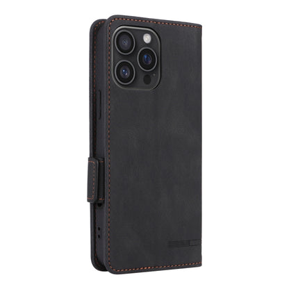 For iPhone 16 Pro Magnetic Clasp Leather Phone Case(Black) - iPhone 16 Pro Cases by buy2fix | Online Shopping UK | buy2fix