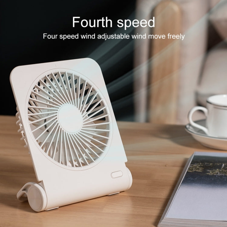 N602 Type-C Thin Desktop Fan(White) - Electric Fans by buy2fix | Online Shopping UK | buy2fix