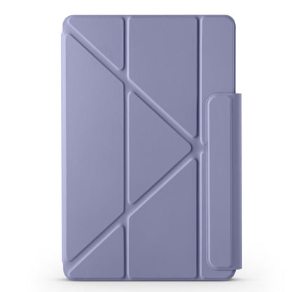 For Huawei MatePad Pro 11 2024 / 2022 Fixed Buckle Magnetic Deformation Leather Tablet Case(Lavender Purple) - Huawei by buy2fix | Online Shopping UK | buy2fix