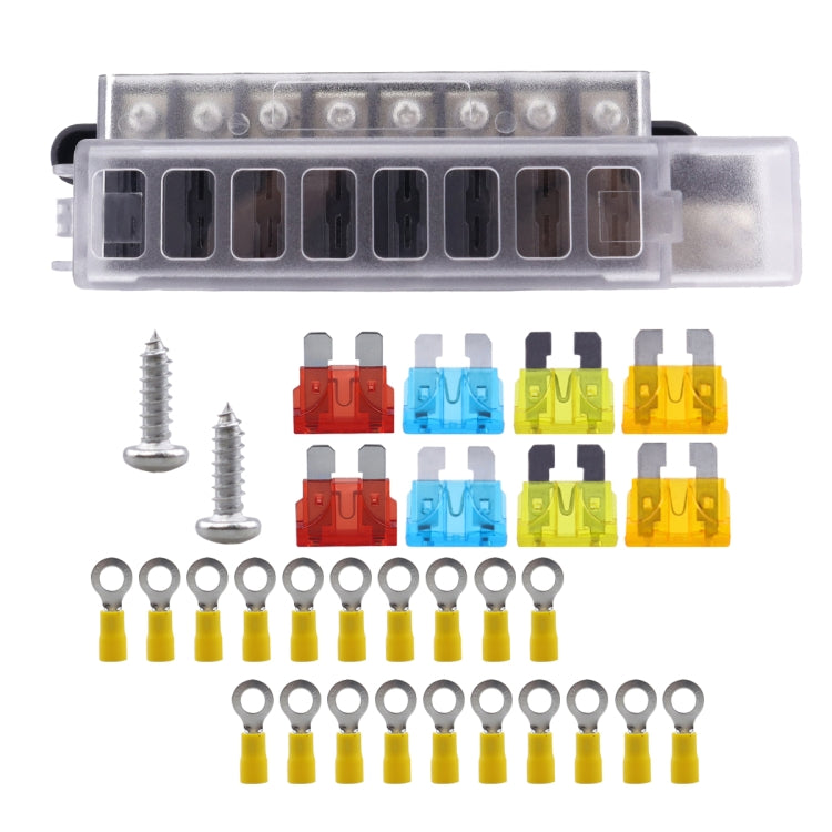 8 Way Fuse Block with 20pcs Terminals - Fuse by buy2fix | Online Shopping UK | buy2fix