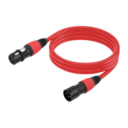 JC1015 XLR 3pin Male to Female Audio Cable, Length:5m(Red) - Microphone Audio Cable & Connector by buy2fix | Online Shopping UK | buy2fix