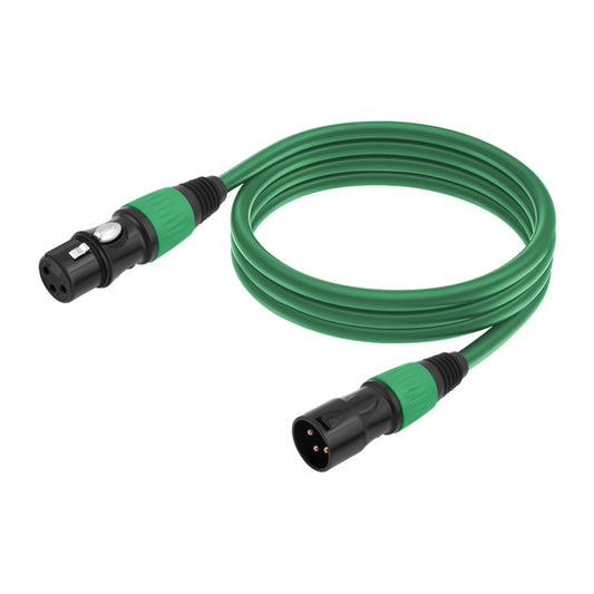 JC1015 XLR 3pin Male to Female Audio Cable, Length:10m(Green) - Microphone Audio Cable & Connector by buy2fix | Online Shopping UK | buy2fix