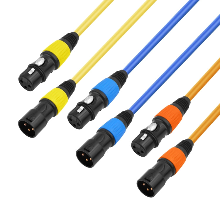 JC1015 XLR 3pin Male to Female Audio Cable, Length:1m(Orange) - Microphone Audio Cable & Connector by buy2fix | Online Shopping UK | buy2fix