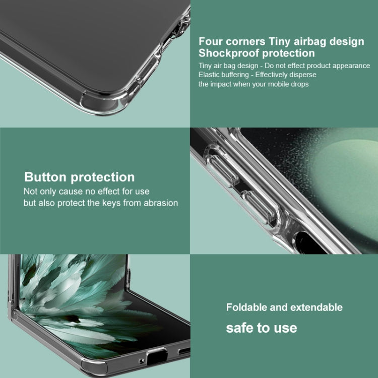 For Xiaomi Mix Flip imak UX-6 series All-inclusive Shockproof Airbag TPU Invisible Phone Case(Transparent) - Mix Flip Cases by imak | Online Shopping UK | buy2fix