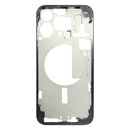 For iPhone 15 Pro Max Middle Frame Bezel Plate with Side Keys + Card Tray, Version:CE EU Version(Black) - LCD Related Parts by buy2fix | Online Shopping UK | buy2fix