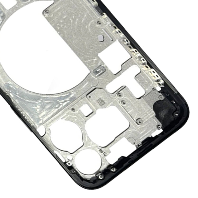 For iPhone 15 Pro Max Middle Frame Bezel Plate with Side Keys + Card Tray, Version:CE EU Version(Black) - LCD Related Parts by buy2fix | Online Shopping UK | buy2fix