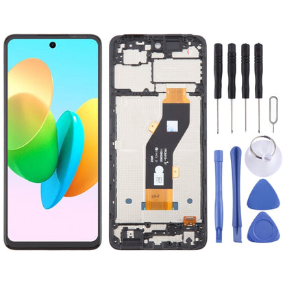 For Tecno Spark 20C BG7n OEM LCD Screen Digitizer Full Assembly With Frame - LCD Screen by buy2fix | Online Shopping UK | buy2fix