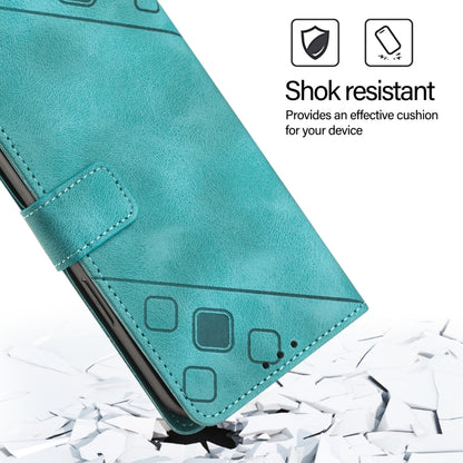 For Redmi K70 Ultra 5G Global Skin-feel Embossed Leather Phone Case(Green) - Xiaomi Cases by buy2fix | Online Shopping UK | buy2fix