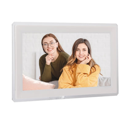 15.6 inch IPS Screen Digital Cloud Photo Frame Wall Mounted LED Advertising Machine, Plug Type:EU Plug(White) - 15 inch Above by buy2fix | Online Shopping UK | buy2fix