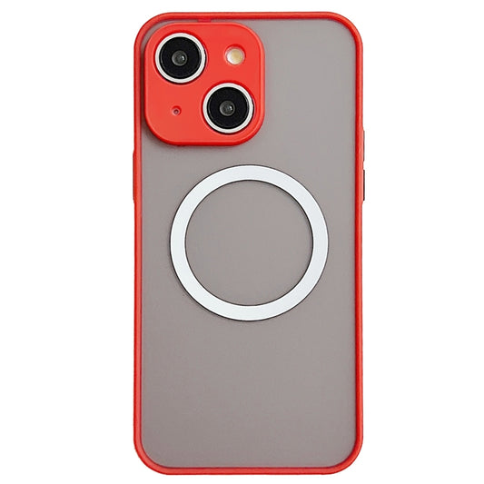 For iPhone 15 Hawkeye Skin Feel MagSafe Phone Case(Red) - iPhone 15 Cases by buy2fix | Online Shopping UK | buy2fix