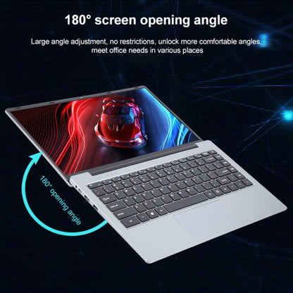 14 inch Windows 11 Laptop, 16GB+1TB, Gen 4th Intel Core i3 CPU, 180 Degree Rotation Axis(Silver) - Others by buy2fix | Online Shopping UK | buy2fix