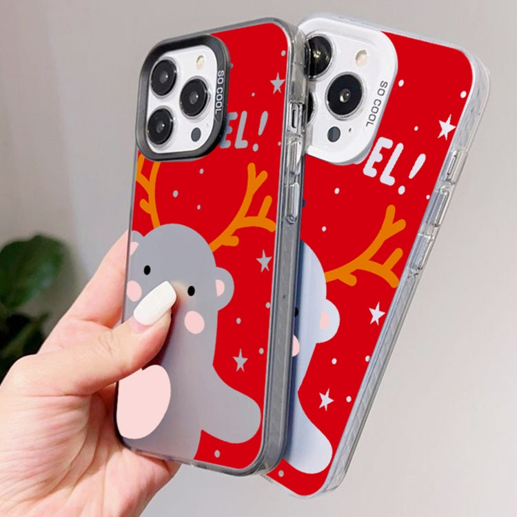 For iPhone 16 Pro Christmas Series PC Full Coverage Pattern Phone Case(CW036 White) - iPhone 16 Pro Cases by buy2fix | Online Shopping UK | buy2fix