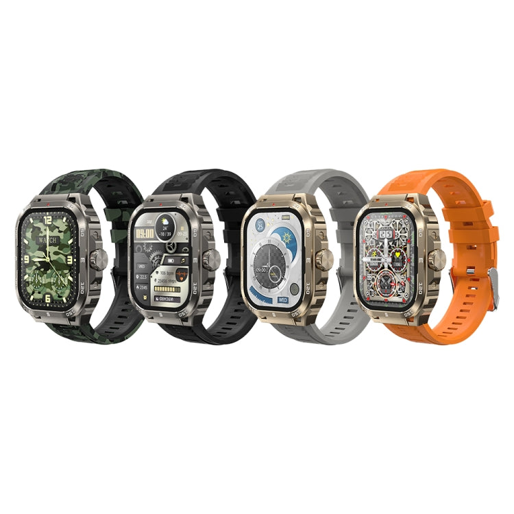 WK WH-03 2.01 inch Smart Watch Supports Bluetooth Calls(Camouflag) - Smart Watches by WK | Online Shopping UK | buy2fix