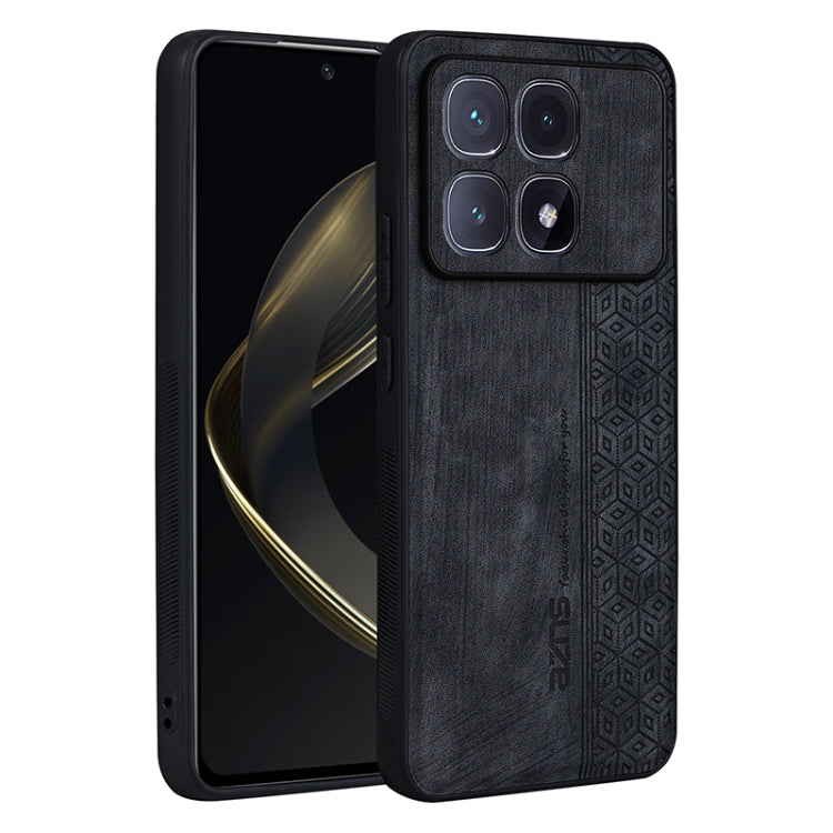 For Redmi K70 Ultra AZNS 3D Embossed Skin Feel Phone Case(Black) - Xiaomi Cases by AZNS | Online Shopping UK | buy2fix