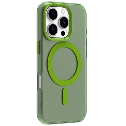 For iPhone 16 Pro Max Candy Magsafe PC Hybrid TPU Phone Case(Green) - iPhone 16 Pro Max Cases by buy2fix | Online Shopping UK | buy2fix