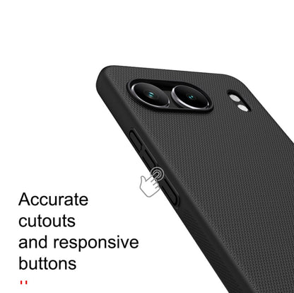 For OnePlus Nord 4 5G NILLKIN Frosted PC Phone Case(Black) - OnePlus Cases by NILLKIN | Online Shopping UK | buy2fix