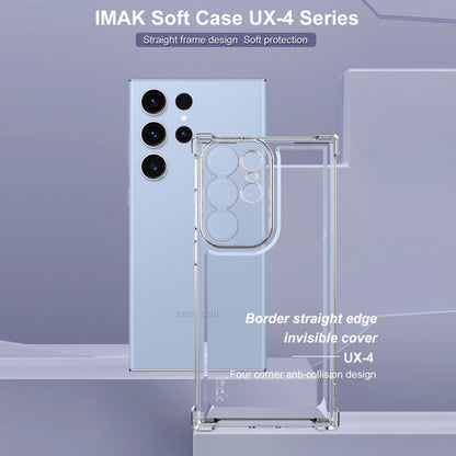 For Samsung Galaxy S23 Ultra 5G IMAK UX-4 Series Four-corner Shockproof Phone Case(Transparent) - Galaxy S23 Ultra 5G Cases by imak | Online Shopping UK | buy2fix