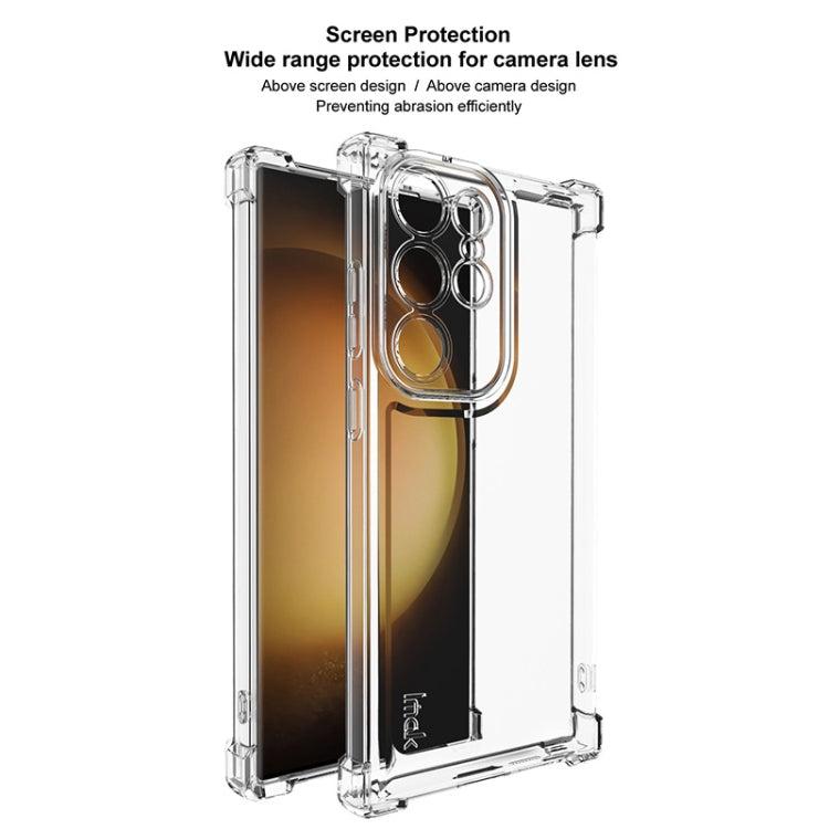 For Samsung Galaxy S23 Ultra 5G IMAK UX-4 Series Four-corner Shockproof Phone Case(Transparent) - Galaxy S23 Ultra 5G Cases by imak | Online Shopping UK | buy2fix