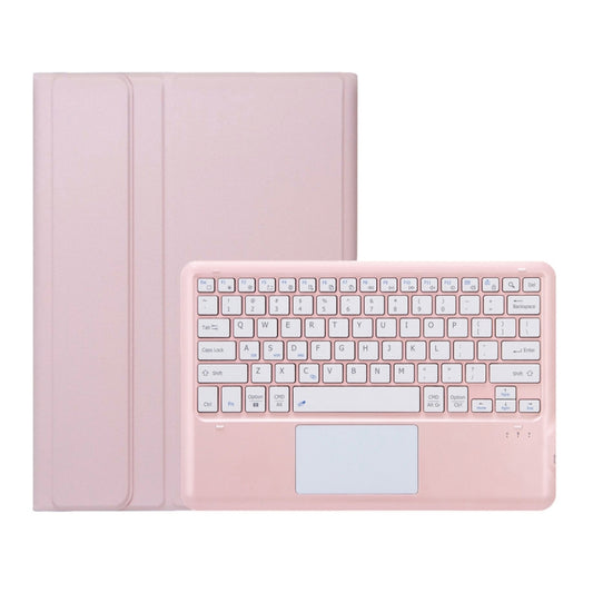 For Huawei MatePad Air 12 2024 Ultra-thin Detachable Bluetooth Keyboard Leather Tablet Case with Touchpad(Pink White) - Huawei Keyboard by buy2fix | Online Shopping UK | buy2fix