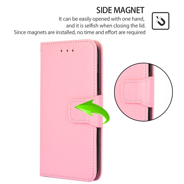 For iPhone 16 Pro Max Crystal Texture Leather Phone Case(Pink) - iPhone 16 Pro Max Cases by buy2fix | Online Shopping UK | buy2fix