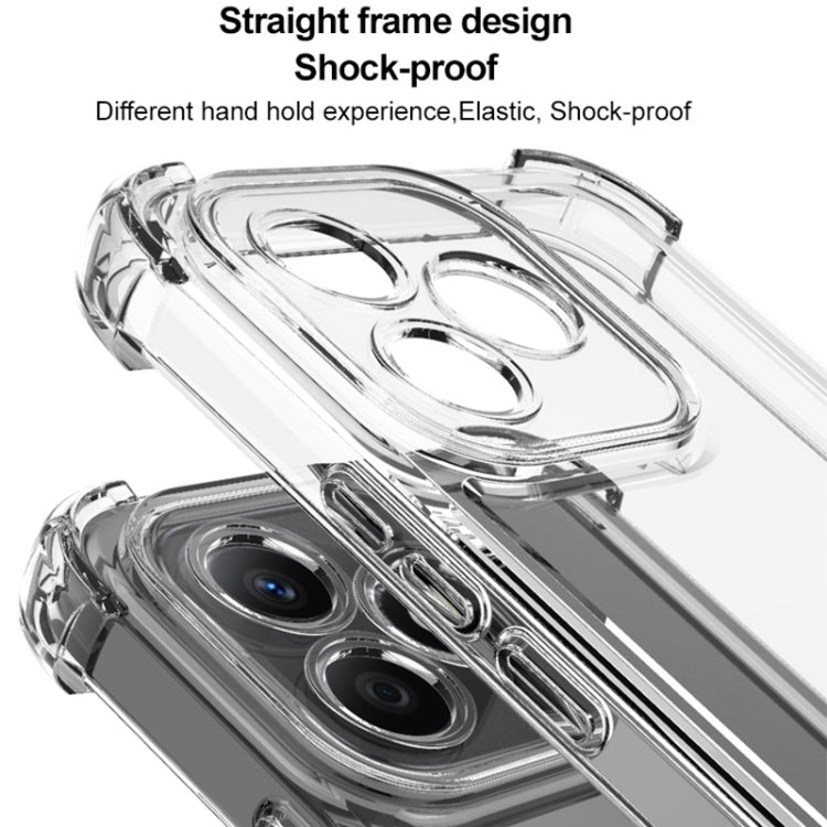 For vivo X200 Pro mini IMAK UX-4 Series Four-corner Shockproof Phone Case(Transparent) - X200 Pro mini Cases by imak | Online Shopping UK | buy2fix