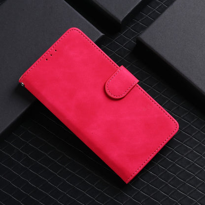 For Xiaomi 15 Pro Skin Feel Magnetic Flip Leather Phone Case(Rose Red) - Xiaomi Cases by buy2fix | Online Shopping UK | buy2fix