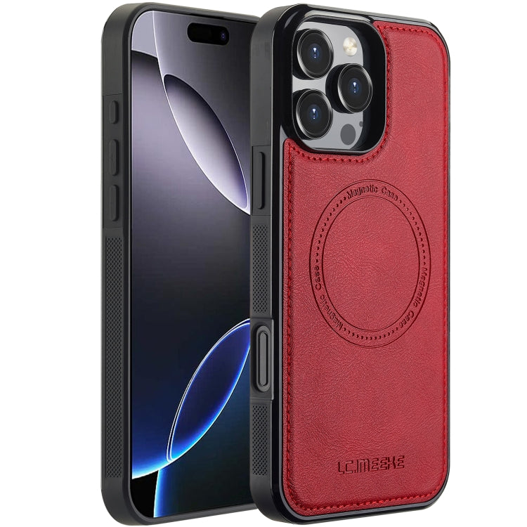 For iPhone 16 Pro LC.IMEEKE Magsafe Phone Case(Red) - iPhone 16 Pro Cases by LC.IMEEKE | Online Shopping UK | buy2fix