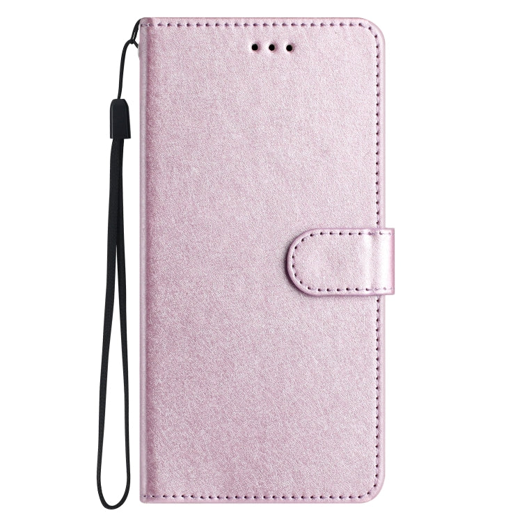 For Samsung Galaxy S25+ 5G Silk Texture Horizontal Flip Leather Phone Case(Rose Pink) - Galaxy S25+ 5G Cases by buy2fix | Online Shopping UK | buy2fix