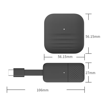 Q29+R39 1080P Type-C Wireless Screen Adapter(Black) - Wireless Display Dongle by buy2fix | Online Shopping UK | buy2fix