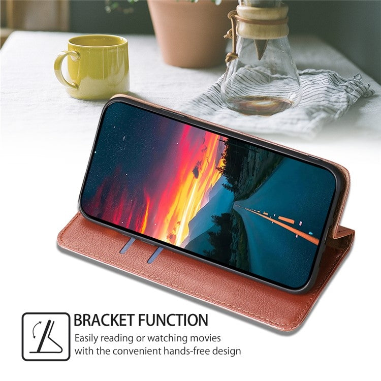 For Samsung Galaxy S25+ 5G Gloss Oil Solid Color Magnetic Leather Phone Case(Rose Gold) - Galaxy S25+ 5G Cases by buy2fix | Online Shopping UK | buy2fix