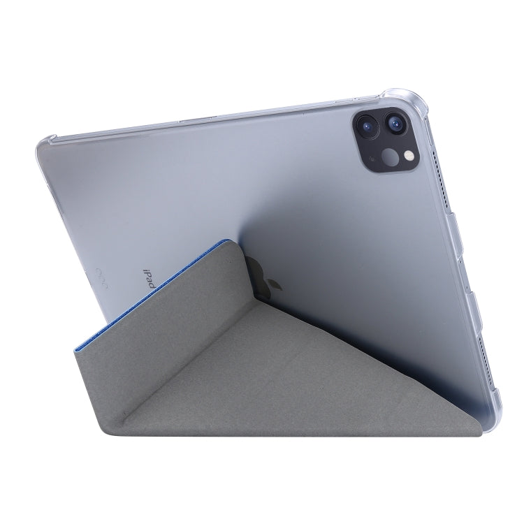 Silk Texture Horizontal Deformation Flip Leather Case with Three-folding Holder For iPad Air 11 2024 / Air 2022 / 2020 10.9(Green) - iPad Air (2022) / (2020) 10.9 Cases by buy2fix | Online Shopping UK | buy2fix