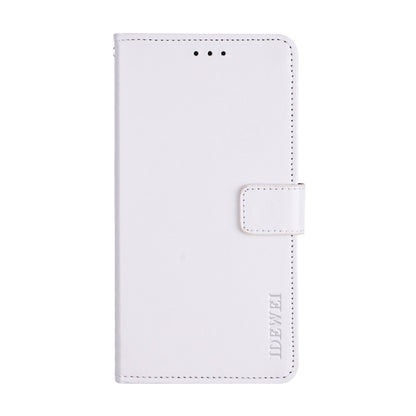 For Blackview BV5500 idewei Crazy Horse Texture Horizontal Flip Leather Case with Holder & Card Slots & Wallet(White) - More Brand by idewei | Online Shopping UK | buy2fix