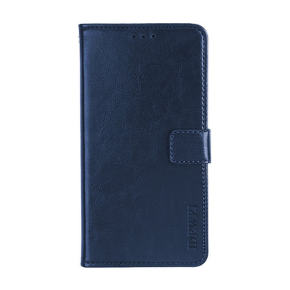 For Blackview BV6900 idewei Crazy Horse Texture Horizontal Flip Leather Case with Holder & Card Slots & Wallet(Dark Blue) - More Brand by idewei | Online Shopping UK | buy2fix
