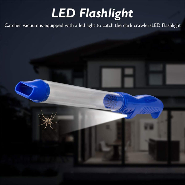 SK818 USB Charging Insects Bugs Suction Traps Electric Pest Spider Catcher with LED Light(Blue) - Other by buy2fix | Online Shopping UK | buy2fix