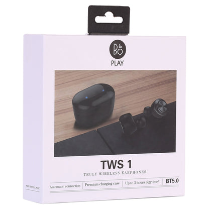 Air Twins TWS1 Bluetooth V5.0 Wireless Stereo Earphones with Magnetic Charging Box(Black) - TWS Earphone by buy2fix | Online Shopping UK | buy2fix