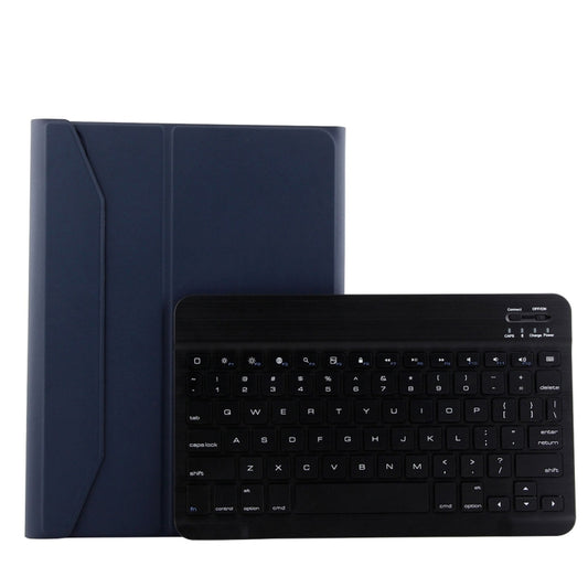 1130B Detachable Bluetooth 3.0 ABS Brushed Texture Keyboard + Lambskin Texture Leather Tablet Case for iPad Pro 11 inch (2018), with Three-gear Adjustment / Magnetic / Sleep Function(Blue) - For iPad Pro by buy2fix | Online Shopping UK | buy2fix