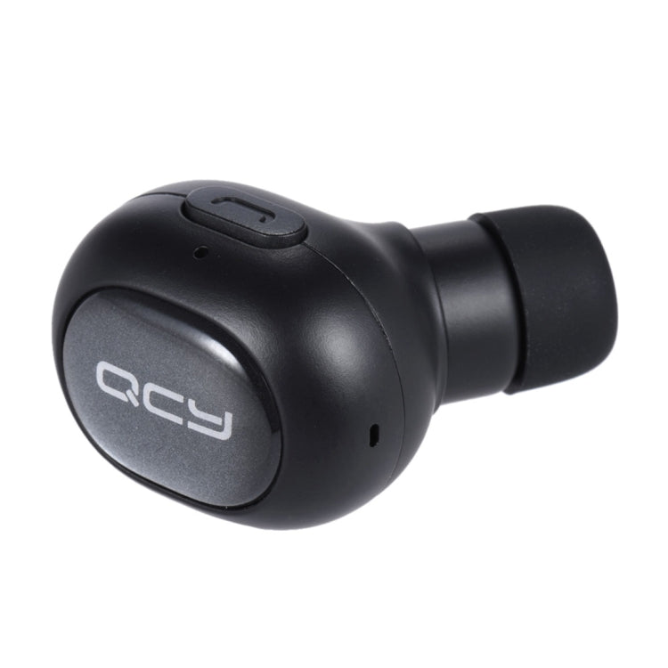 QCY Q26 Mini In-ear Universal Wireless Bluetooth 4.1 Earphone with English Voice,Effective Bluetooth Distance: 10M(Black) - Bluetooth Earphone by QCY | Online Shopping UK | buy2fix