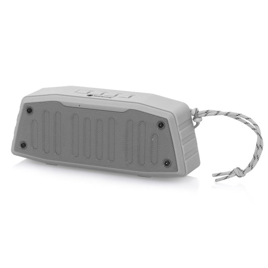 NewRixing NR-4019 Outdoor Portable Bluetooth Speaker with Hands-free Call Function, Support TF Card & USB & FM & AUX (Grey) - Desktop Speaker by NewRixing | Online Shopping UK | buy2fix