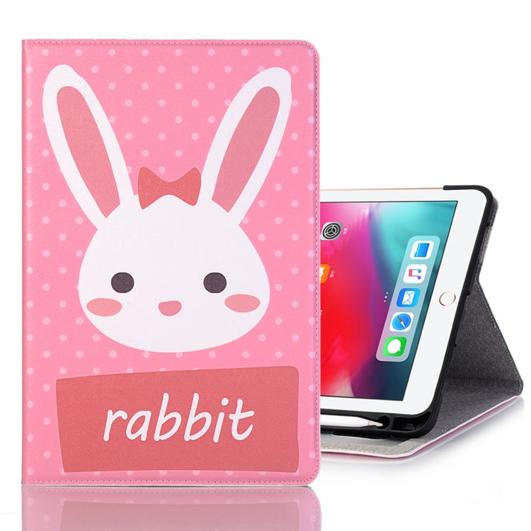 Rabbit Pattern Horizontal Flip Leather Case for iPad Air 11 2024 / iPad Pro 11 inch (2018),with Card Slots & Holder & Wallet & Photo Frame & Pen slot - iPad Pro 11 (2018) Cases by buy2fix | Online Shopping UK | buy2fix